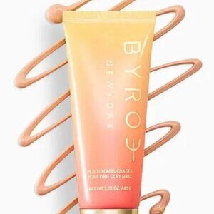 BYROE Peach Kombucha Tea Purifying Clay Mask